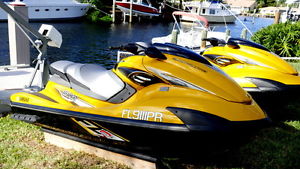 Yamaha Waverunners FZS SHO (2) Lot of 2 Waverunners Only 10 Hours Wow Like new