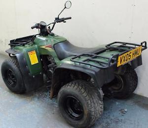 2005 GREEN KAWASAKI KLF 300CC ATV ROAD REGISTERED 2WD FARM QUAD MANUAL NO VAT