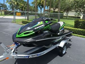 2013 Kawasaki Ultra 300 X Supercharged 3 Seater PWC Serviced 78 Hours Trailer