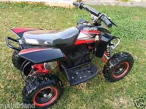 ATV QUAD Bike Fow/Rev Gear Adjustable Sp + Free Helmet 500W Electric Auto Motor