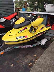 1997 Sea-Doo XP with trailer