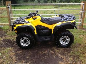 Can-am 500 v-twin 4x4 farm quad 2014 Alloys Power steering