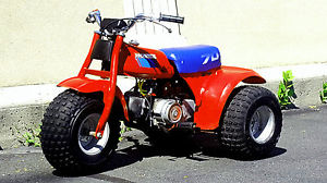 HONDA 1985 ATC 70 ATC70 VINTAGE 3 WHEELER *RUNS AND RIDES! GOOD PLASTICS & TANK*