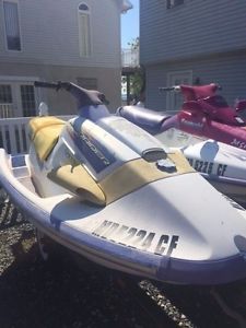Two jet skis and trailer
