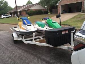 2 Seadoo Jetskis Water Ready, Trailer Included