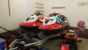 Pair of 2008 sea doo rxt super charged LIKE NEW LOW HOURS