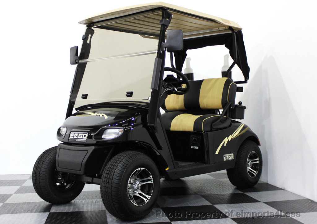 2016 EZ GO TXT FREEDOM ELECTRIC GOLF CART used 1 day LOADED WITH OPTIONS black