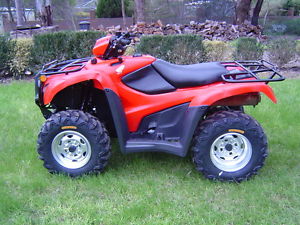 HONDA TRX500 4X4 manual shift.