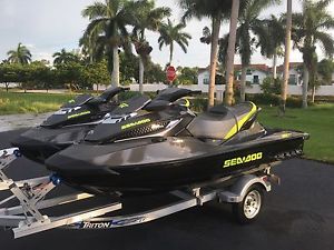 2015 Seadoo GTX Limited 215HP Supercharged Pair Triton Trailer Extended Warranty