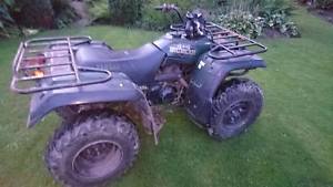YAMAHA 350 4X4 BIG BEAR QUAD RUNS DRIVES WELL spares or repair no vat will post
