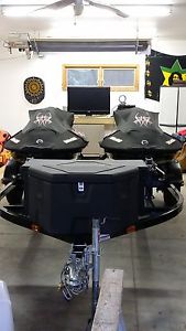 Pair of 2004 Seadoo 3ds and 2 place trailer
