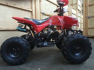 New 2016 125cc Quad Bike with large wheels reverse and speedo.