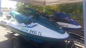 2 Sea Doo Jet Skis, with Trailer & Accessories