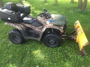 2010 Honda 420 Rancher With Plow