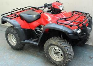 SUPERB 2011 RARE HONDA FOREMAN RUBICON 500CC SELECTABLE 4X4 OFFROAD QUAD NO VAT