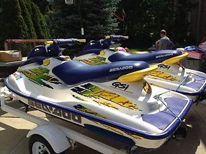 1997 Sea Doo GSi Jet Skis with Trailer