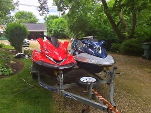 PACKAGE DEAL, 2 jet skis w/trailer.