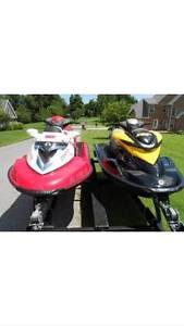 2 SEADOO'S 2007 JET SKI'S SUPERCHARGED RXP AND RXT RUN WELL