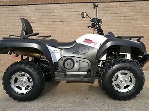 Hisun ATV 800cc ATV quad bike.4WD, Diff Lock, V Twin. Aluminium wheels Ice White