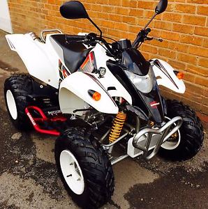 QUADZILLA 250, 2011/61 REG ROAD LEGAL QUAD BIKE, 10 MONTH MOT