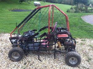 Kids, 2 seater, ATV Buggy with seat belts, safety net & cage