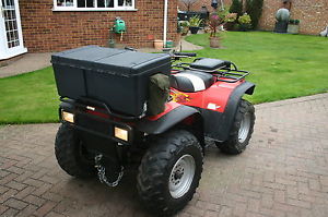 Artic Cat 300 4x4 Quad with 2014 Trailer, Remote winch and deck lights