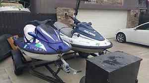 2000 Polaris Genesis 4 jet ski and 1999 Yamaha GP 1200 3 seat jet ski
