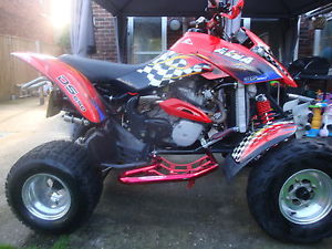 BOMBARDIER DS650 2005,CAN AM,RED/BLACK,ROAD LEGAL QUAD
