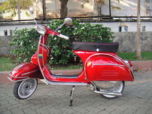 RARE ITALIAN VESPA SUPER SPORT SS180 1967's FULLY RESTORED FREE SHIPPING RED