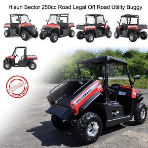 Hisun Sector 250cc Road Legal Off Road Utility Buggy Quad Farm Side by Side UTV