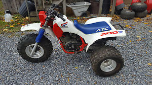 1986 Honda 200x ATC great running machine good shape 200 x