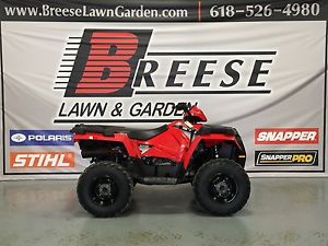 2015 POLARIS SPORTSMAN 570 SOLAR RED 4X4 CLEAN LOCATED BREESE IL LOOK NO RESERVE