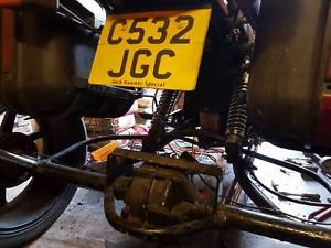 1985 HONDA VT500EF ORANGE TRIKE SOFT TAIL FULLY REGISTERED PROJECT