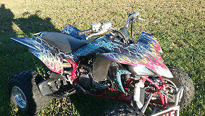 2005 Yamaha YZF 450 ATV Custom plastics full yosh exhoust fully re-done