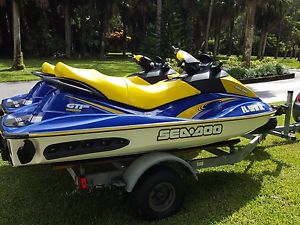 2 SeaDoos personal watercraft GTI SE 4 Tec ,low hours, garage kept. Plus trailer