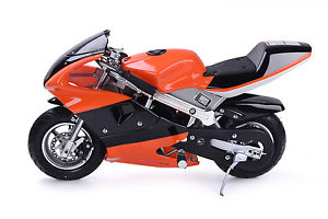 2-STROKE GAS POCKET BIKE FOR KIDS ORANGE/BLACK WITH EPA FREE SHIPPING