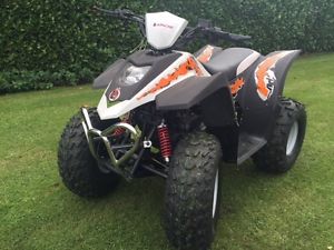 Kids quad,100cc APACHE RLX 100, ideal for 7-14 yrs old,2 stroke best kids quad,