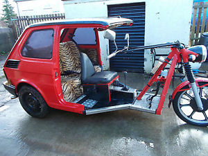 Trike 1989 FIAT 126 RED