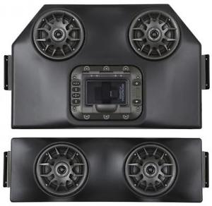 SSV 4 Speaker Soundbar 2Pc Box w/Amplifier Polaris RZR 4 800/900 XP-LE /WP-RZFO4