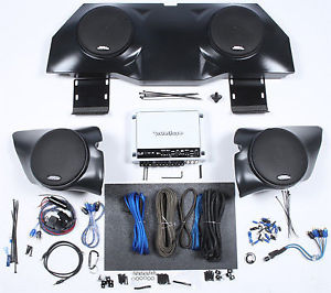 SSV Works 4-6.5" Speakers & 1 Amplifier with Wiring Kit Polaris RZR 1000/RZR1K-4