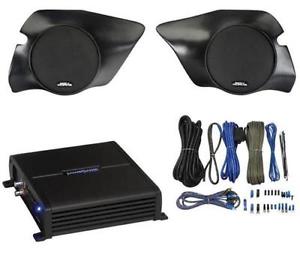 SSV Works 2 Speakers and 1 Amplifier with Wire Kit Polaris 900-1000 / RZR1K-2