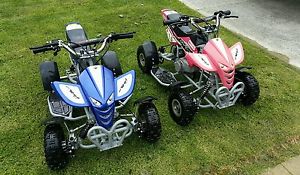 50cc quad bikes (x 2).