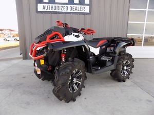2016 Can Am Outlander 1000 XMR Mud Riding Snorkeled Winch Tires Performance