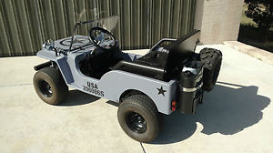 WWII MINI JEEP REPLICA 125CC GAS 3 SPEEDS, GOLF CART, OFF ROAD, ATV, MILITARY
