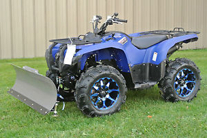 2013 YAMAHA GRIZZLY 550cc 4x4 ATV Full Snowplow
