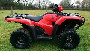 Honda Foreman TRX 500 FM1  2014 has only covered 192 HOURS from new NO VAT