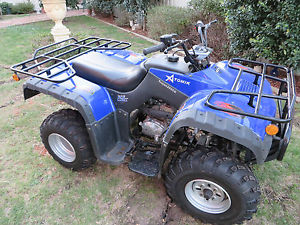 250cc blue quad bike