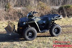 2015 Polaris SPORTSMAN 570 Plow Winch Ready for Snow or Play Low Miles Must See