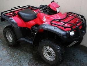 2008 RED HONDA 500 CC ES MANUAL 2/4WD SELECTABLE OFFROAD QUAD 2 MTH RTB WARRANTY