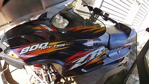 NO Reserve!Arctic Cat ZR 800 EFI Super clean sled looks amazing rare black hood.